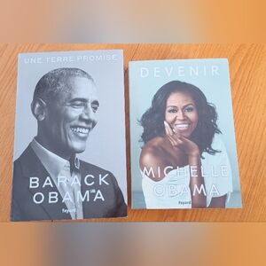 Une Terre Promise-Barack Obama & Devenir-Michelle Obama (Français) Softcover